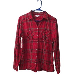 Croft & Barrow Red Plaid Shirt